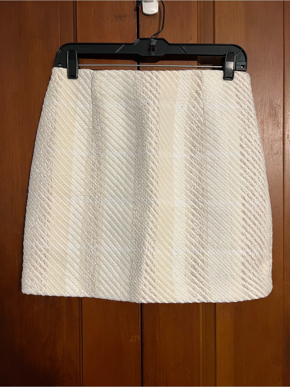 H&M Tweed Fully Lined Fall Festival Winter Mini Skirt Size Small